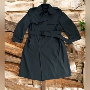 Vintage Men’s London Fog Classic Belted Trench Coat Size 44